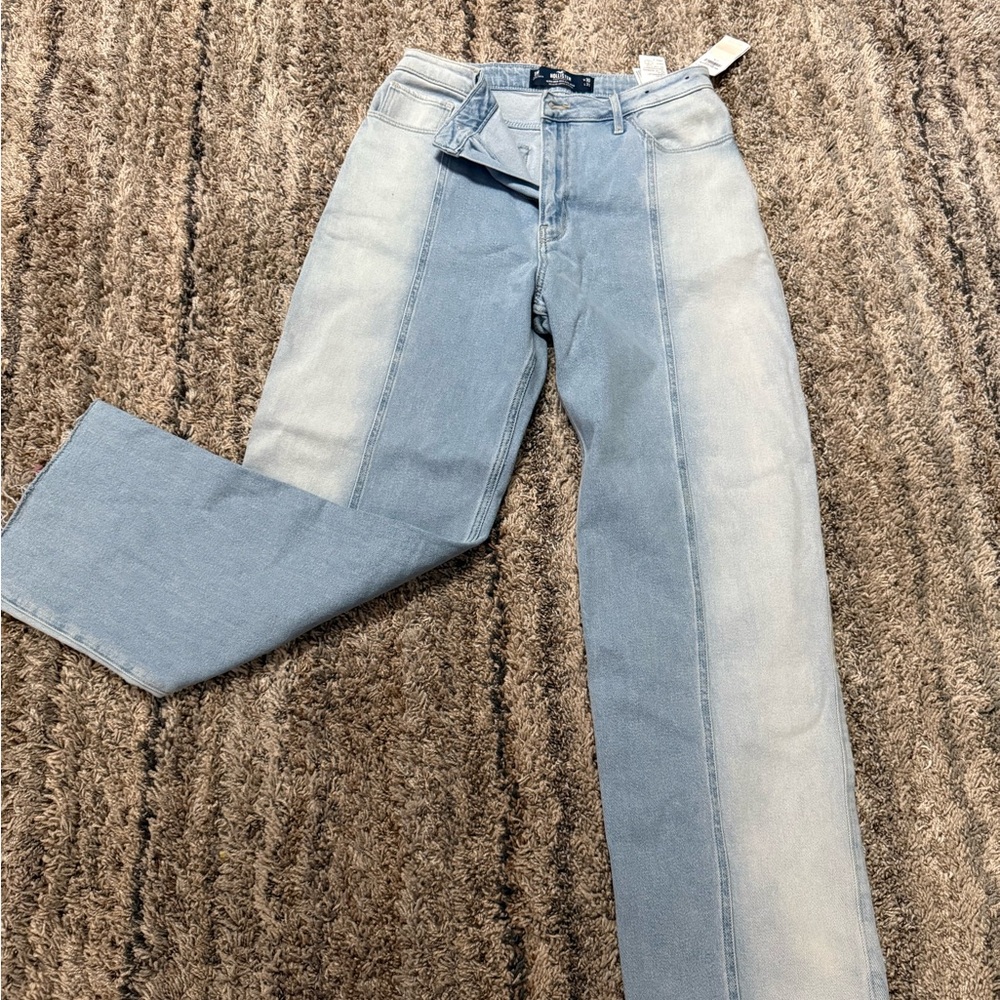 Hollister Light and Medium Blue Flare Jeans